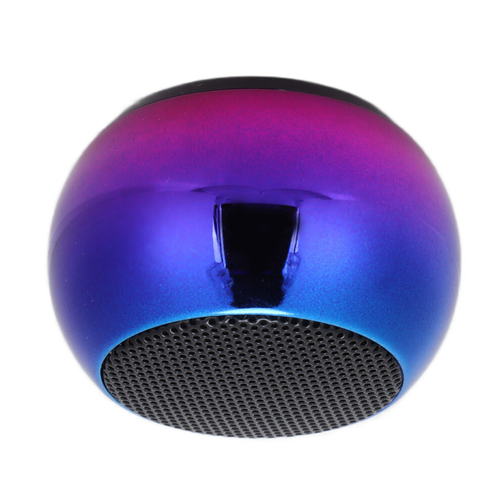 Mini Bluetooth Speaker Portable Electroplating Gradient Color Steel Cannon Wireless Speaker 3531322319695