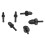 Set di punte da trapano per swaging, 6 pezzi, nero, 7/8-1/4in 16