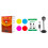 Lampada USB al tramonto 3W 28.3*6.8cm Nera, 4 pezzi di pellicola 13