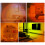 Lampada USB al tramonto 3W 28.3*6.8cm Nera, 4 pezzi di pellicola 8