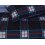(Plaid-Check Navy/Blue, Single) 4PCs Complete Bedding Set Duvet Cover Fitted Sheet 4
