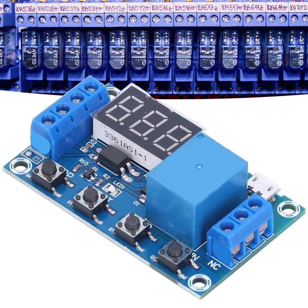 Relay Module Dc 6Â30V Programmable Delay Off Cycle Timer Disconnect Trigger Opto Isolator Switch Relay Board 9461322320879