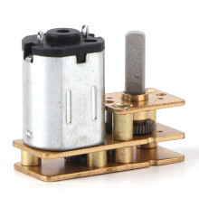 DC-Motor 6V 400 U/min Getriebeübersetzer für Smart Car langlebiges Metallgetriebe N20 Modell