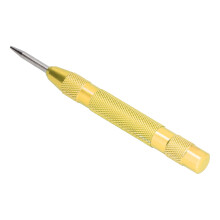 Automatischer Zentrierstift 130 mm, gehärteter Stahl, abnehmbare Spitze, gelb
