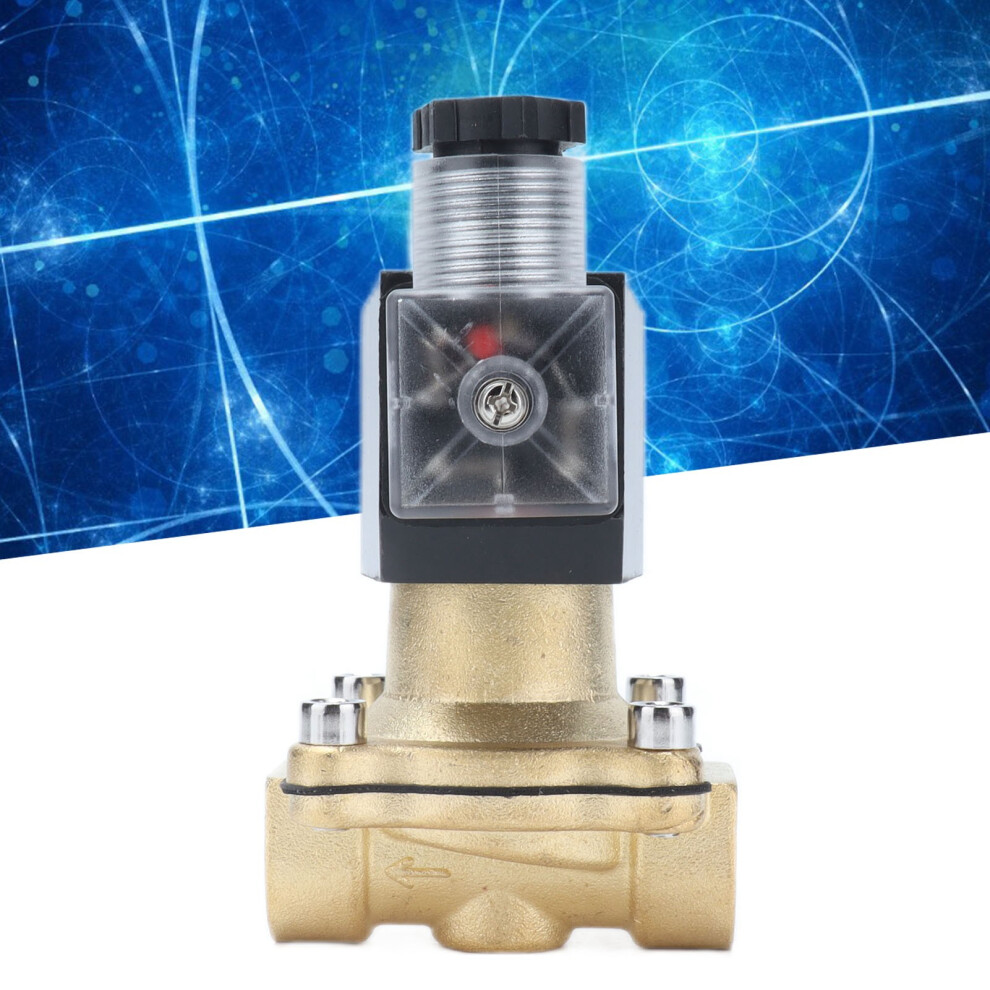 Solenoid Valve 2 Way Normally Open Brass Diaphragm Type Tools For Automation Equipment 2Wâ15Kac220v 9451322323680