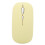 Mouse Mini Giallo Smerigliato, DPI 800/1200/1600, 1xAA 2