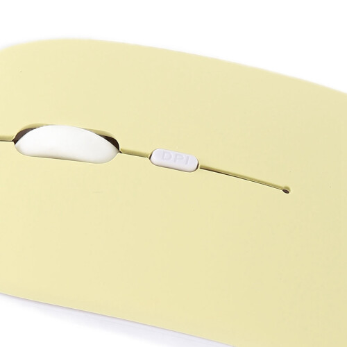 Mouse Mini Giallo Smerigliato, DPI 800/1200/1600, 1xAA 2
