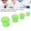 4 bols en silicone verts, 332,5–6,56,55 cm 11