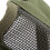 Garde demi-visage V10 103 g maille d'acier vert armée 6