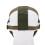 Garde demi-visage V10 103 g maille d'acier vert armée 8