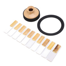 Set di anelli silenziatori per sassofono, nero, diametro esterno 11 cm / 4,3 in