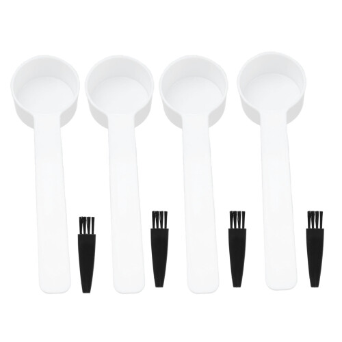 Set da 100 pezzi di cucchiaini dosatori per caffè da 4 g, ABS, 8 ml