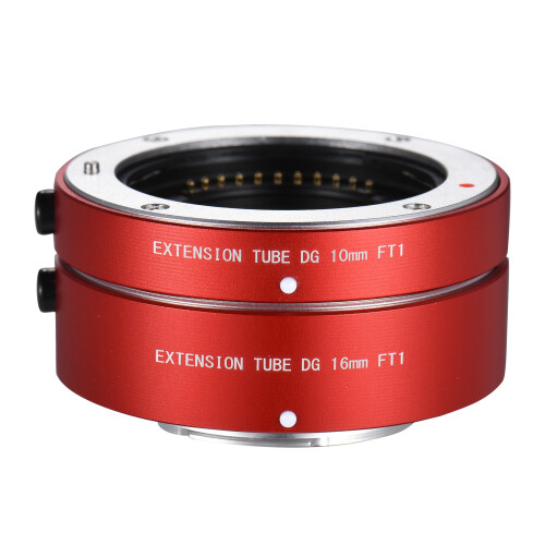 FT1 10-16 Ensemble de tubes d'extension macro, 10 mm/16 mm, rouge 2