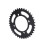 Pignon arrière 37 dents 155 mm 76 mm acier noir 16