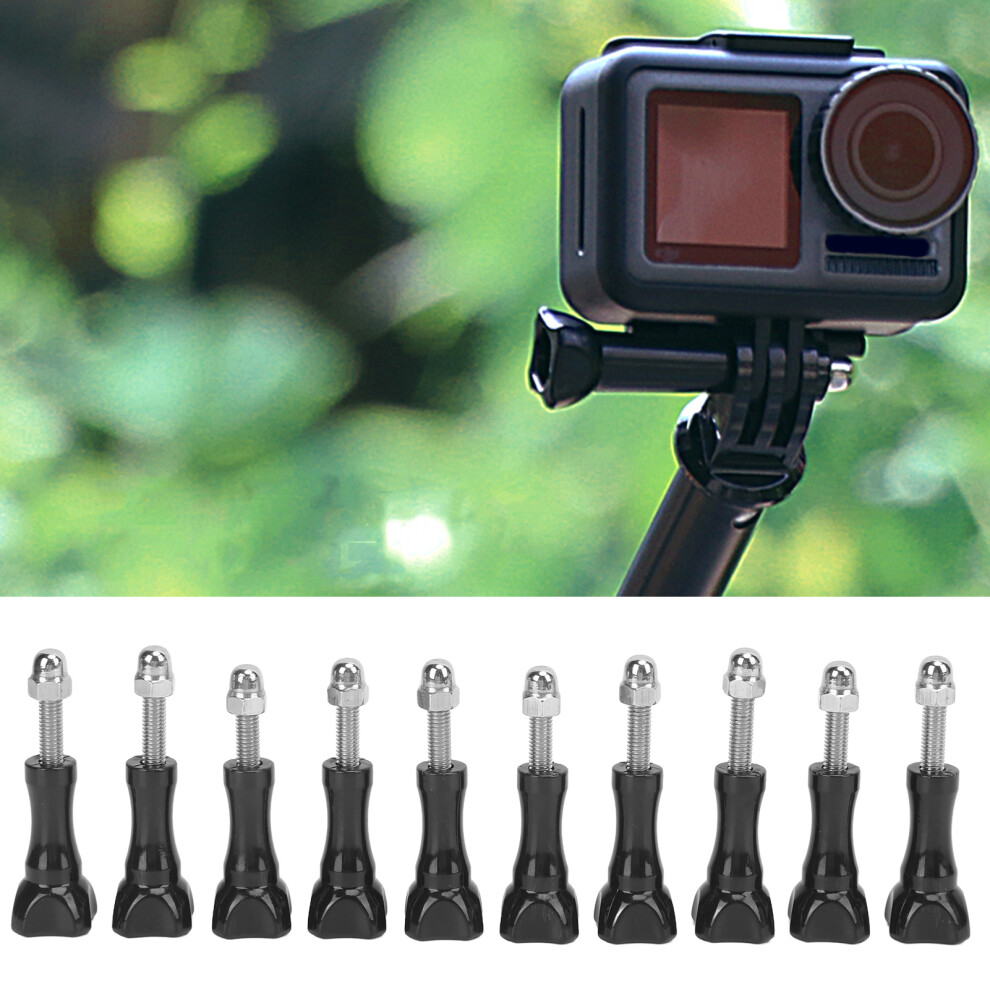 10Pcs/Set Tripod Mount Adapter Knob Long Thumb Screws With Nut For Gopro Accessories 4631322327382