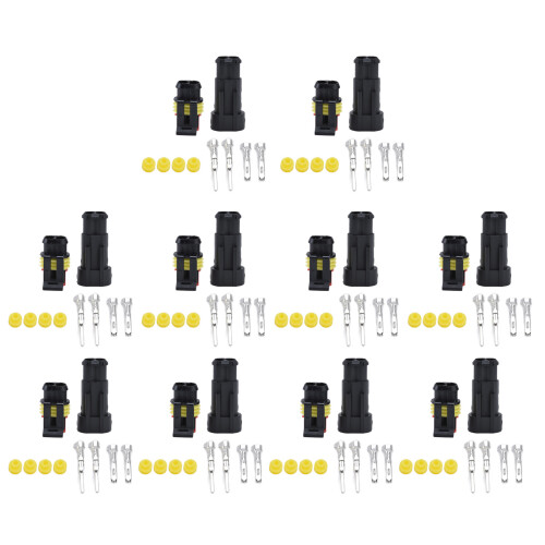 Assortiment de connecteurs étanches de 1,5 mm IP67 ABS 1