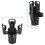 Espansore 2in1 per portabicchieri DualCup, 7,4-15cm Nero opaco 2