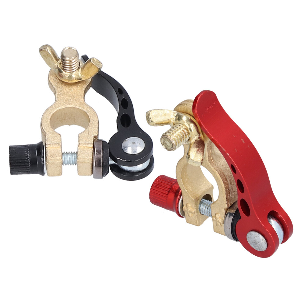 Battery Terminal Quick Release Disconnect Positive Negative Connector Cable Clamp Set Kit 9351322329494
