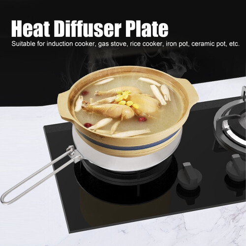 Plaque diffuseur de chaleur en acier inoxydable pour induction 2