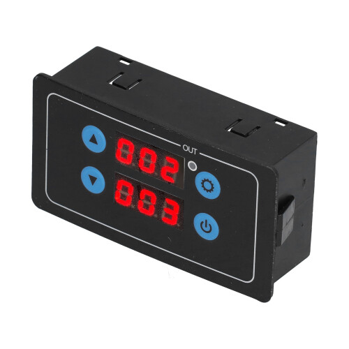 Modulo relè temporizzato YF-4 DC12V 5A ABS LCD 2