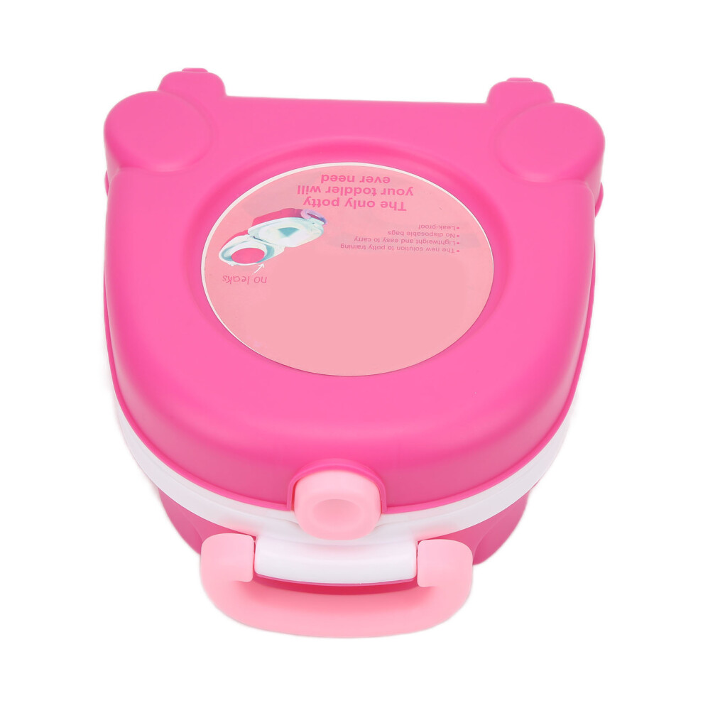 Carry Potty Portable Potty Training Toilet Seat Travel Potty Chair Trainer For Toddlerrose Red