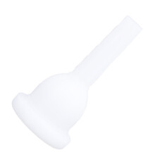 Bocchino per tuba MT-20 in plastica ABS bianca, standard