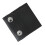 2 pièces de clips d'ajustement de ceinture de sécurité en PU noir 33 g 12
