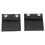 2 pièces de clips d'ajustement de ceinture de sécurité en PU noir 33 g 2