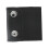 2 pièces de clips d'ajustement de ceinture de sécurité en PU noir 33 g 7