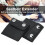 2 pièces de clips d'ajustement de ceinture de sécurité en PU noir 33 g 5