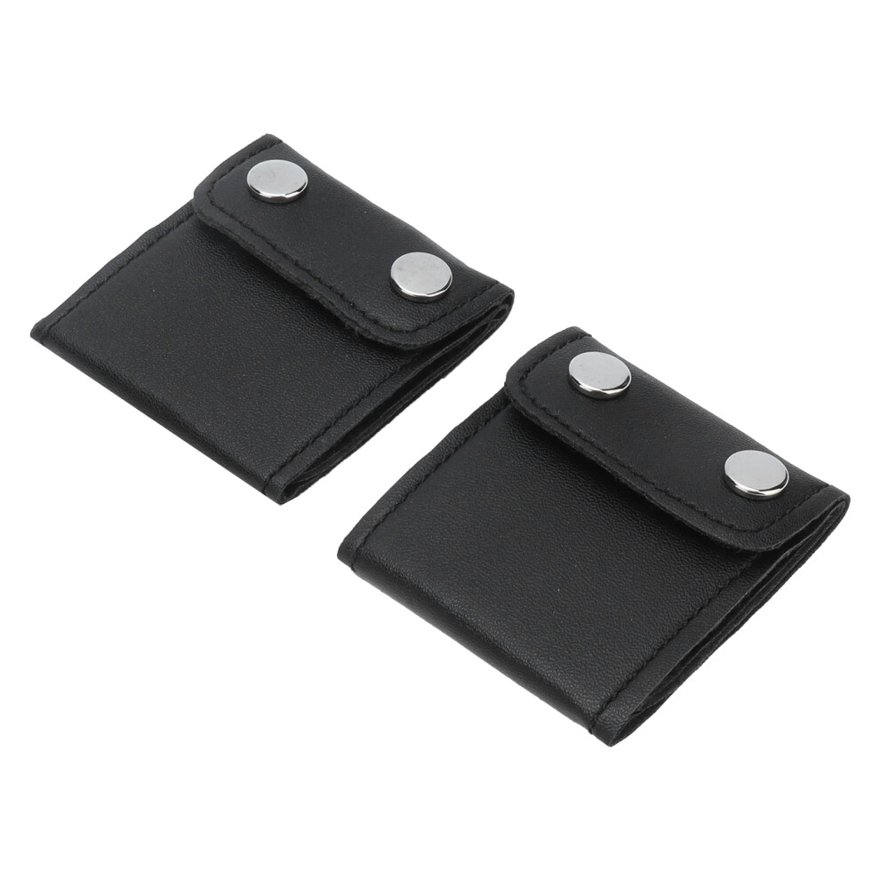 2Pcs Seatbelt Adjusters Universal Vehicle Car Belt Safety Covers Adjustment Retainersblack 3381322329893