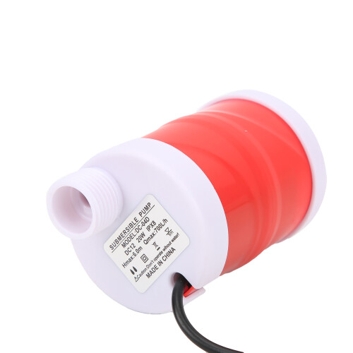 Pompa sommersa DC da 20 W 6,0 m testa 700 L/h plastica