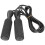 Corda per saltare regolabile unisex - gomma e cotone 15 cm 5