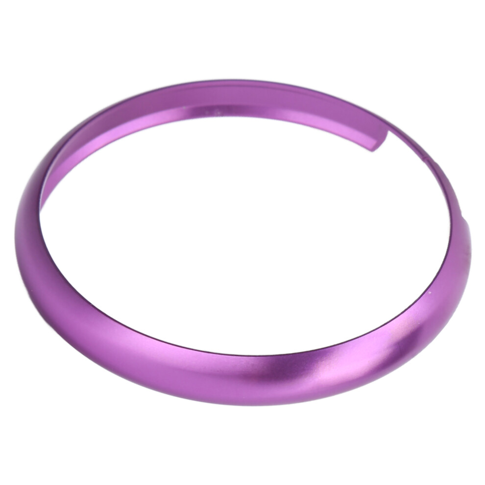 Car Remote Key Fob Decorative Ring Trim Aluminum Replacement For Mini R55 R56 R57 R58 R59 R60 2008ÂOn Purple 8461322333436