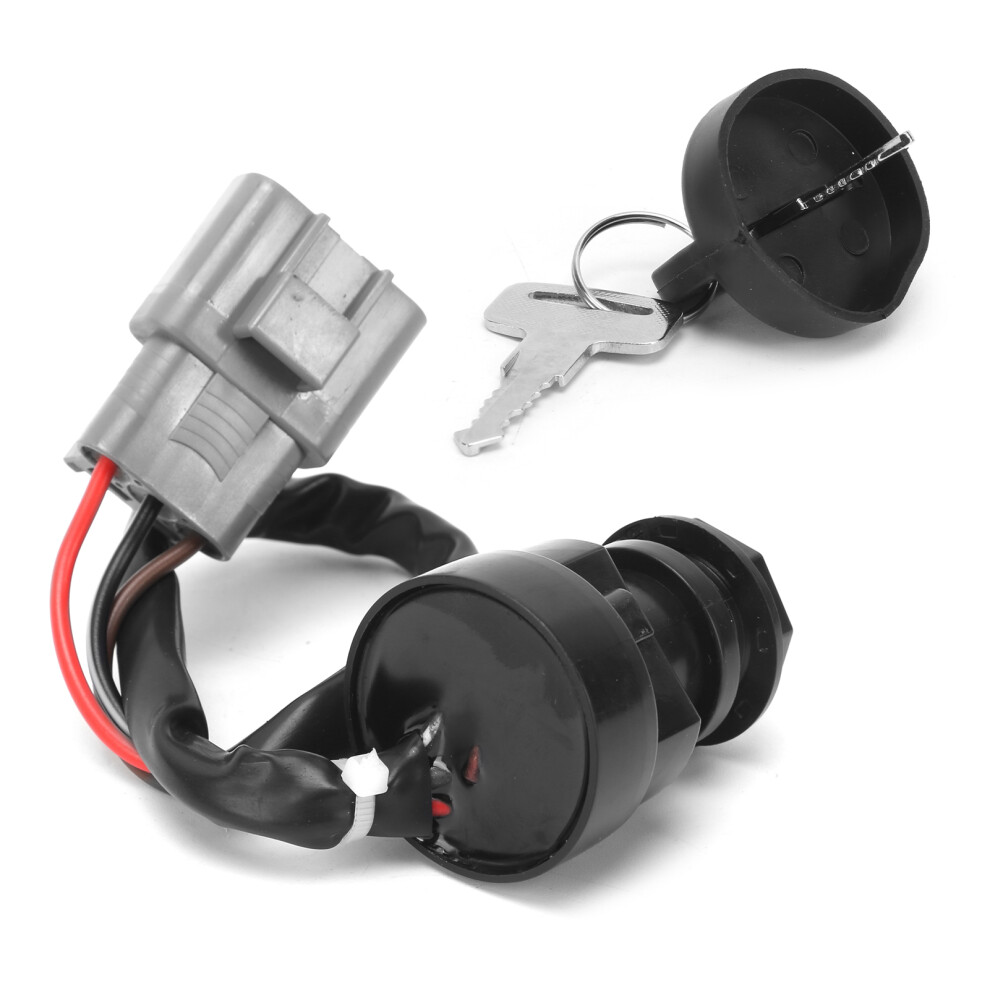 Ignition Lock Switch 3 Wire with 2 Keys Replacement for YAMAHA ATV BIG BEAR 400 YFM400 4x4 2009â2012-image-OPC-PHVYBXB-NEW
