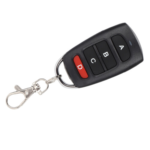KB-1304A 433 MHz Télécommande compacte noire à 4 touches 75 mAh