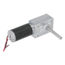 Motore DC con riduttore a vite senza fine autobloccante grigio 12V 8x51mm