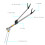 Supporto per aste in acciaio inossidabile da 1,5 m con staffa da 33 cm 8