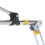 Supporto per aste in acciaio inossidabile da 1,5 m con staffa da 33 cm 3