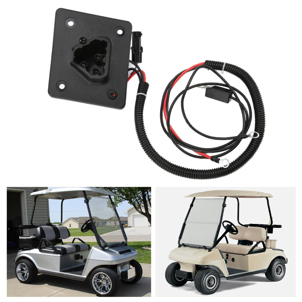 Club Car Battery Charger Plug Receptacle 48V 8009 Replacement For Ezgo Rxv Electric 48V Deltaq 2008Up 7901322334909