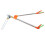 Supporto per canna da pesca 2,1 m Capacità Argento 33 cm 12
