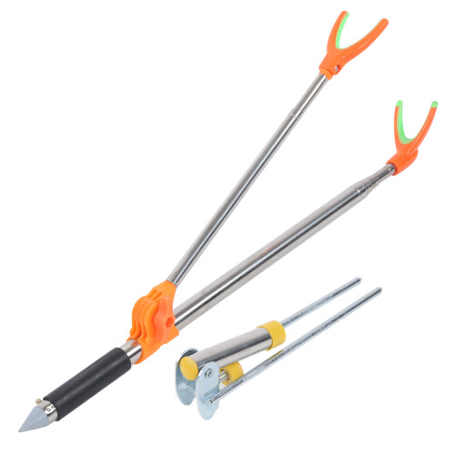 Supporto per canna da pesca 2,1 m Capacità Argento 33 cm 1