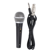Micro dynamique XLR avec câble de 3 m, fiche 1/4 de pouce