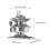 BLT40 Bobina frontale in metallo 2+1 cuscinetti a destra 3