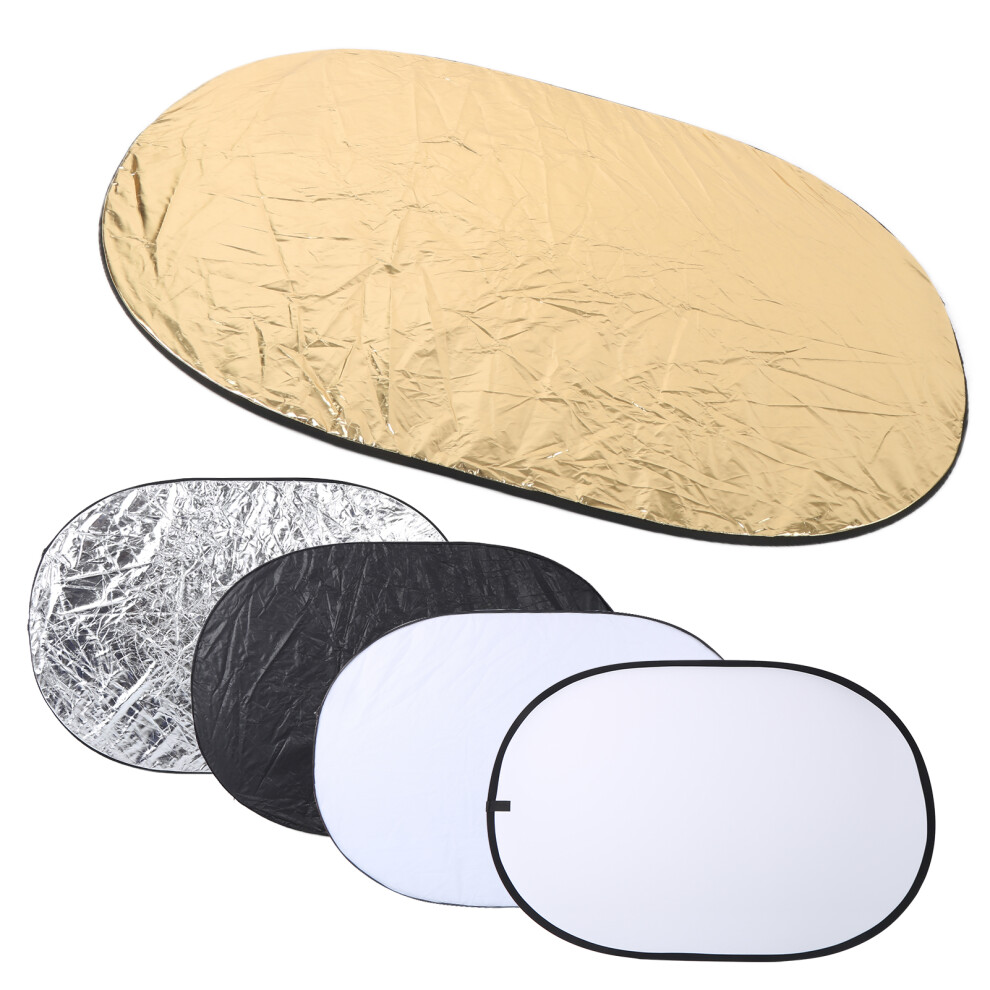 5 In 1 100X150cm Portable Background Board Reflector Collapsible Lighting Diffuser Disc 4681322334668