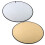 Réflecteur rond de 110 cm, 2 en 1, argent/or 16
