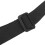 Sangles de ski noires, longueur réglable, plaque double 6