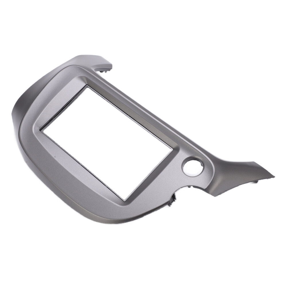 2 Din Abs Center Console Cd Trim Panel Cover Car Adaptations Replacement For Fit Jazz 2008Â2013 8051322335693
