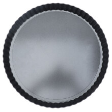 Stampo per crostata da 9 pollici con telaio mobile, 24 x 2,8 cm, Nero