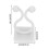100 pezzi Supporto a parete per rampicanti 3,5 x 2 x 2 cm Bianco 11